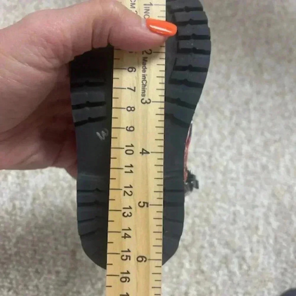 Floral Kids Boots Size 24EU - 7.5US Kids Kids Rain Snow Fall Winter - Picture 6 of 6